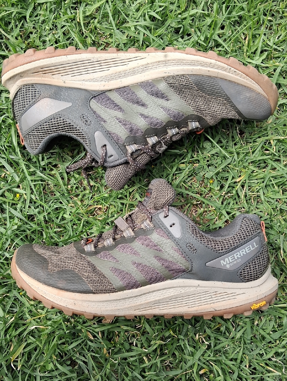 Merrell Women's Olive and Brown Trail Running Shoes